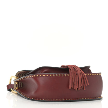 Chloe Calfskin Braided Medium Hudson Shoulder Bag Sienna Red 4 of 10