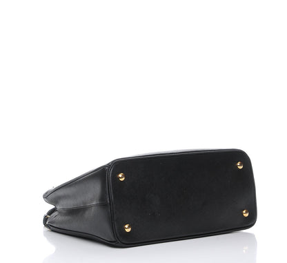Prada Saffiano Lux Medium Tote Nero Black 4 of 10
