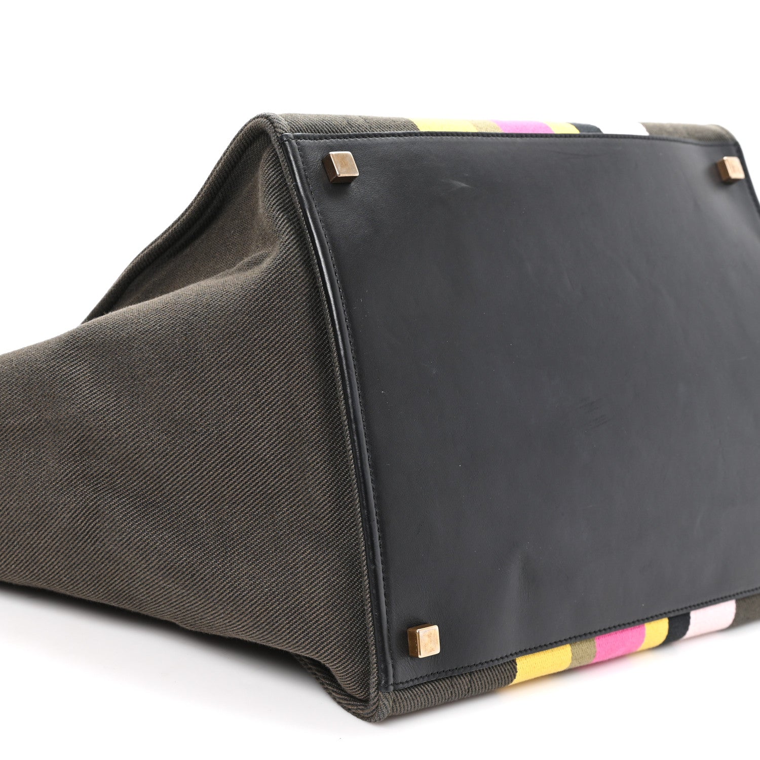 Celine Canvas Striped Medium Phantom Luggage Multicolor 8 of 10