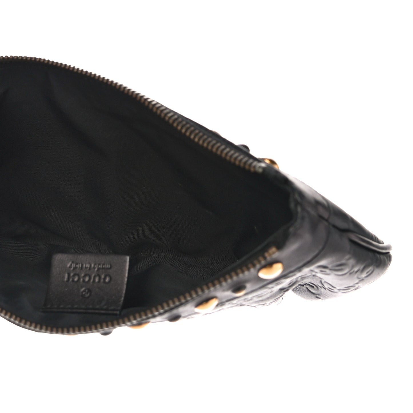 Guccissima Babouska Wristlet Black