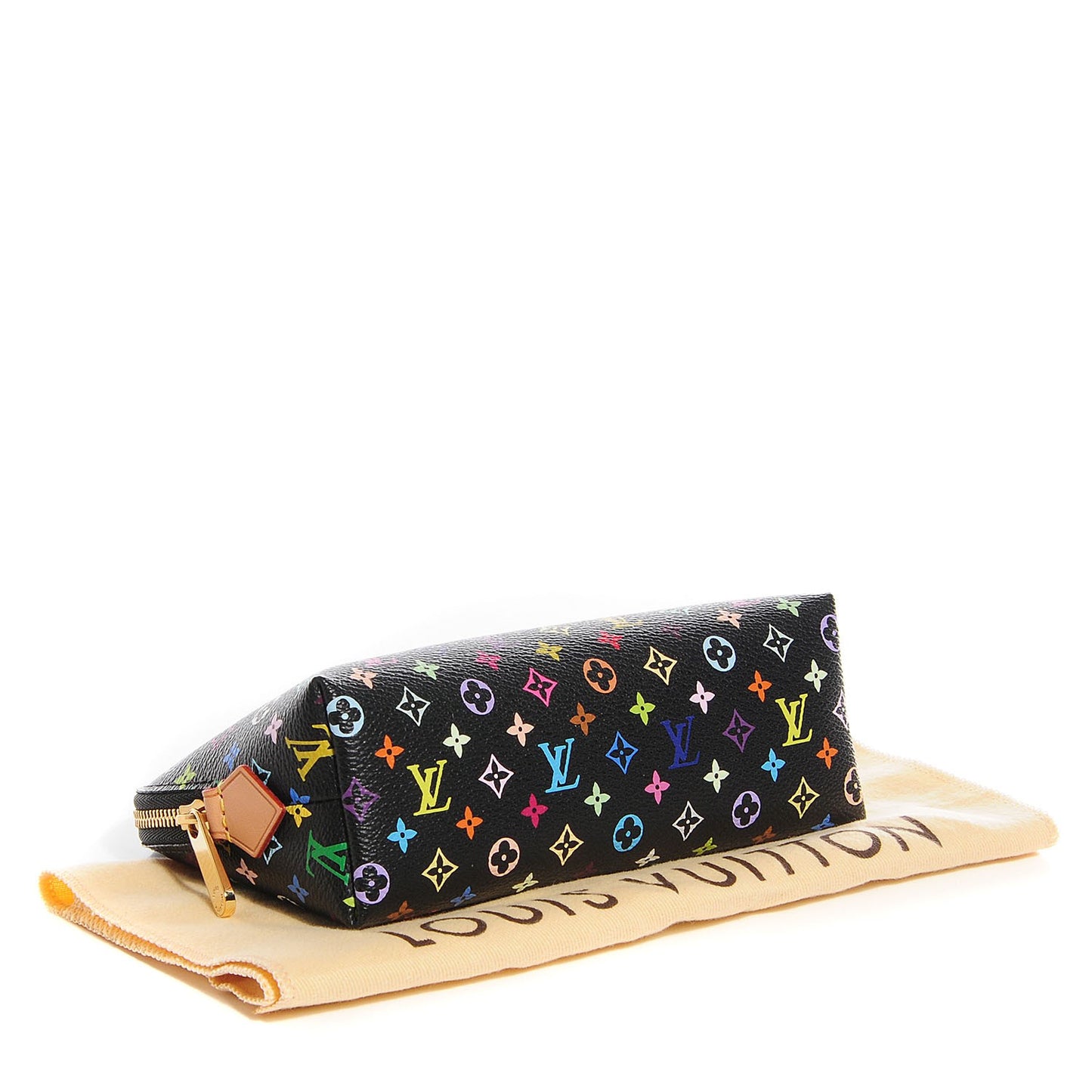 Monogram Multicolor Cosmetic Pouch Black Grenade