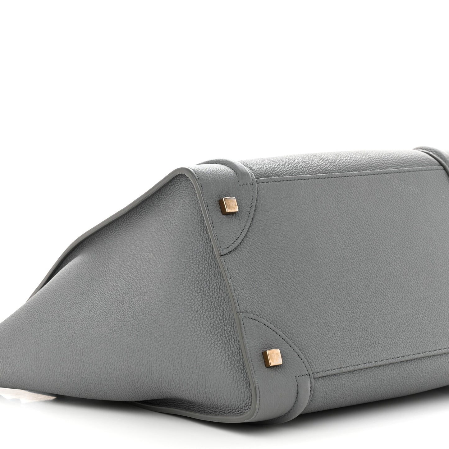 Drummed Calfskin Mini Luggage Kohl