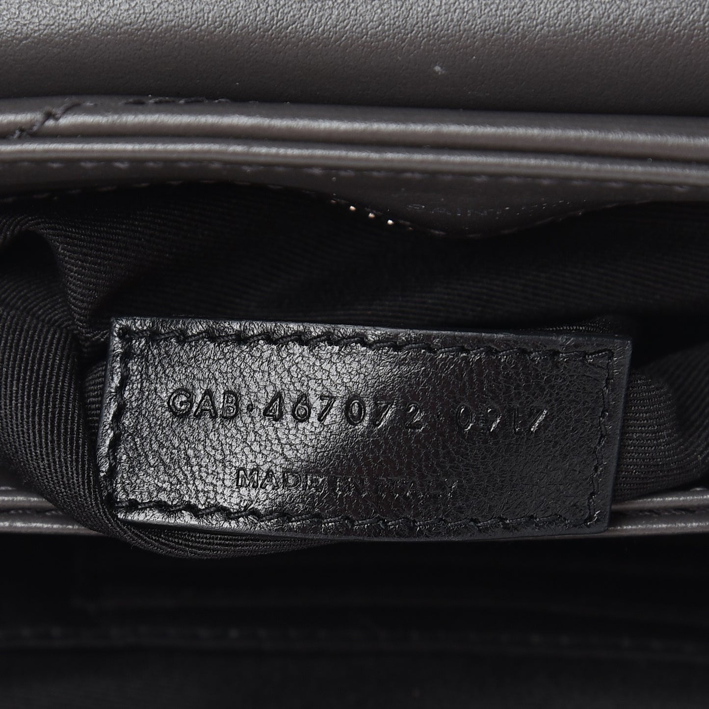 Calfskin Y Quilted Monogram Toy Loulou Crossbody Bag Asphalt