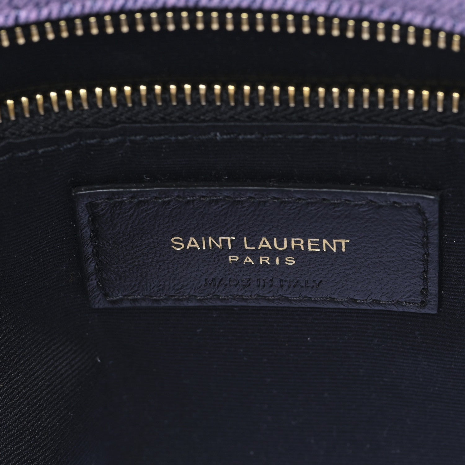Saint Laurent Denim Quilted Medium Loulou Puffer Monogram Chain Satchel Bleached Lilac 6 of 8