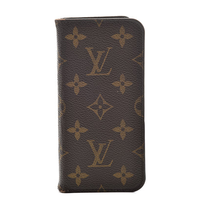 Louis Vuitton Monogram iPhone X Folio Case 1 of 9