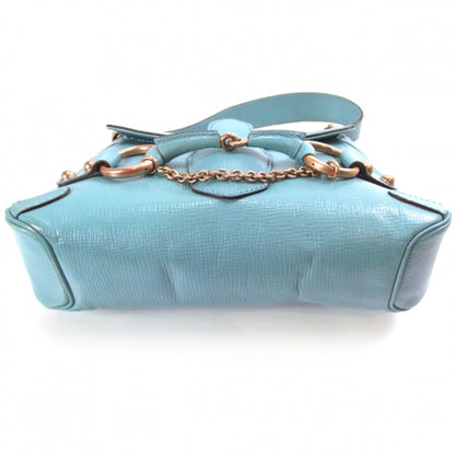 Gucci Leather Horsebit Flap Blue 4 of 10