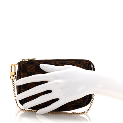 Louis Vuitton Damier Ebene Mini Pochette Accessories 2 of 8