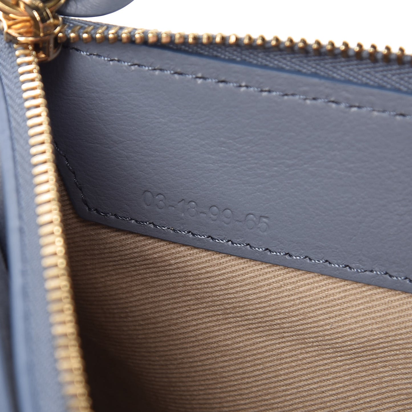 Calfskin Suede Mini Roy Bag Washed Blue