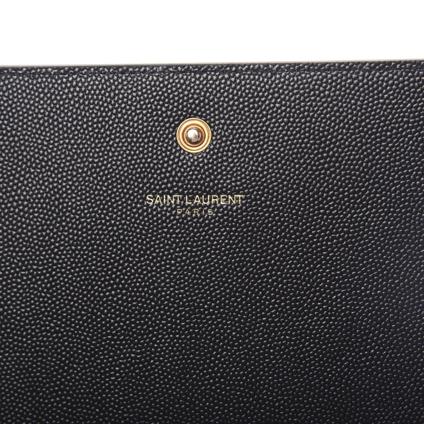 Grain De Poudre Monogram Chain Wallet Black