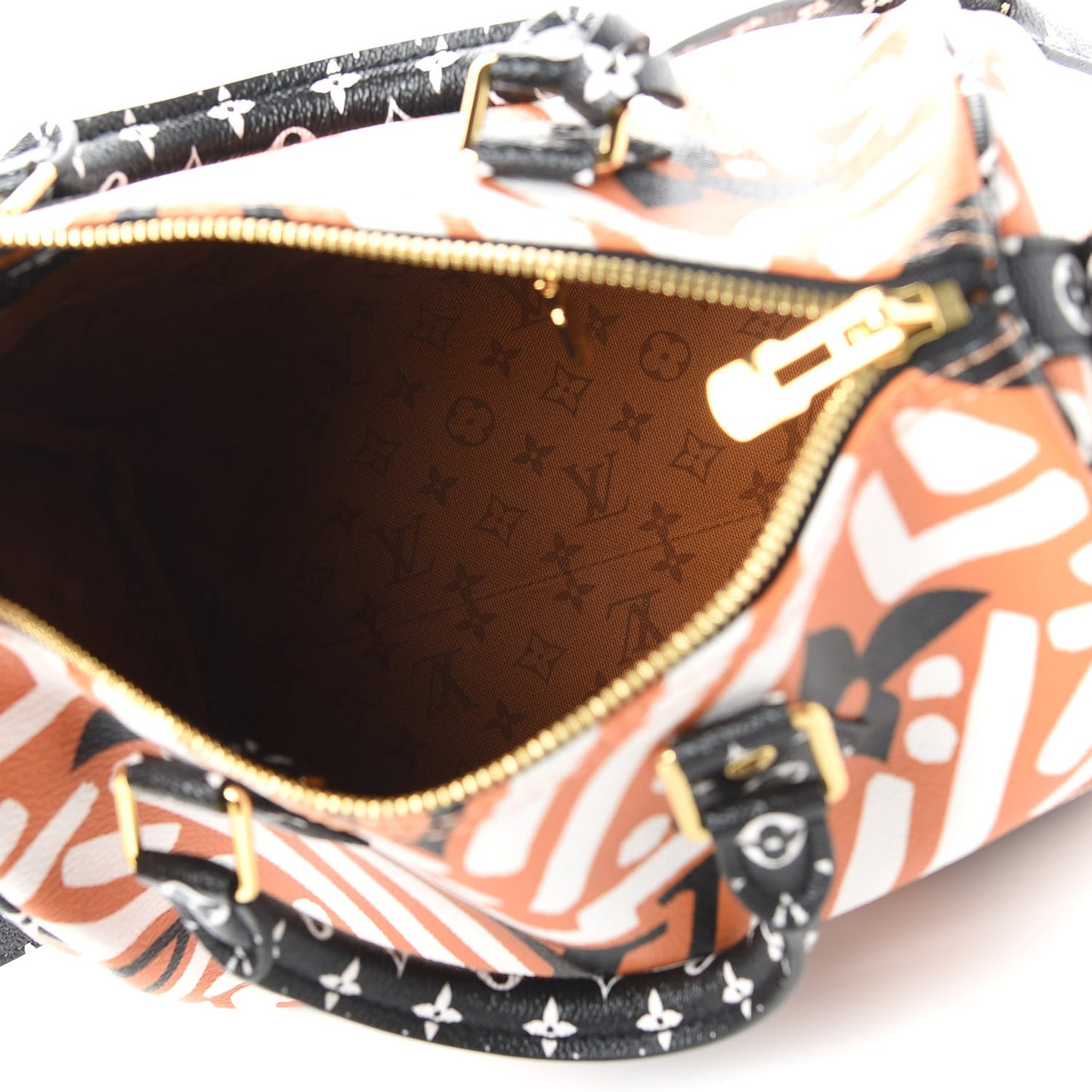 Monogram Giant Crafty Speedy Bandouliere 25 Creme Caramel