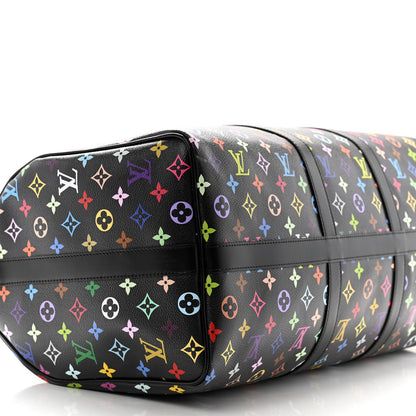 Louis Vuitton LV X TM Monogram Multicolor Keepall Bandouliere 50 Black 7 of 8