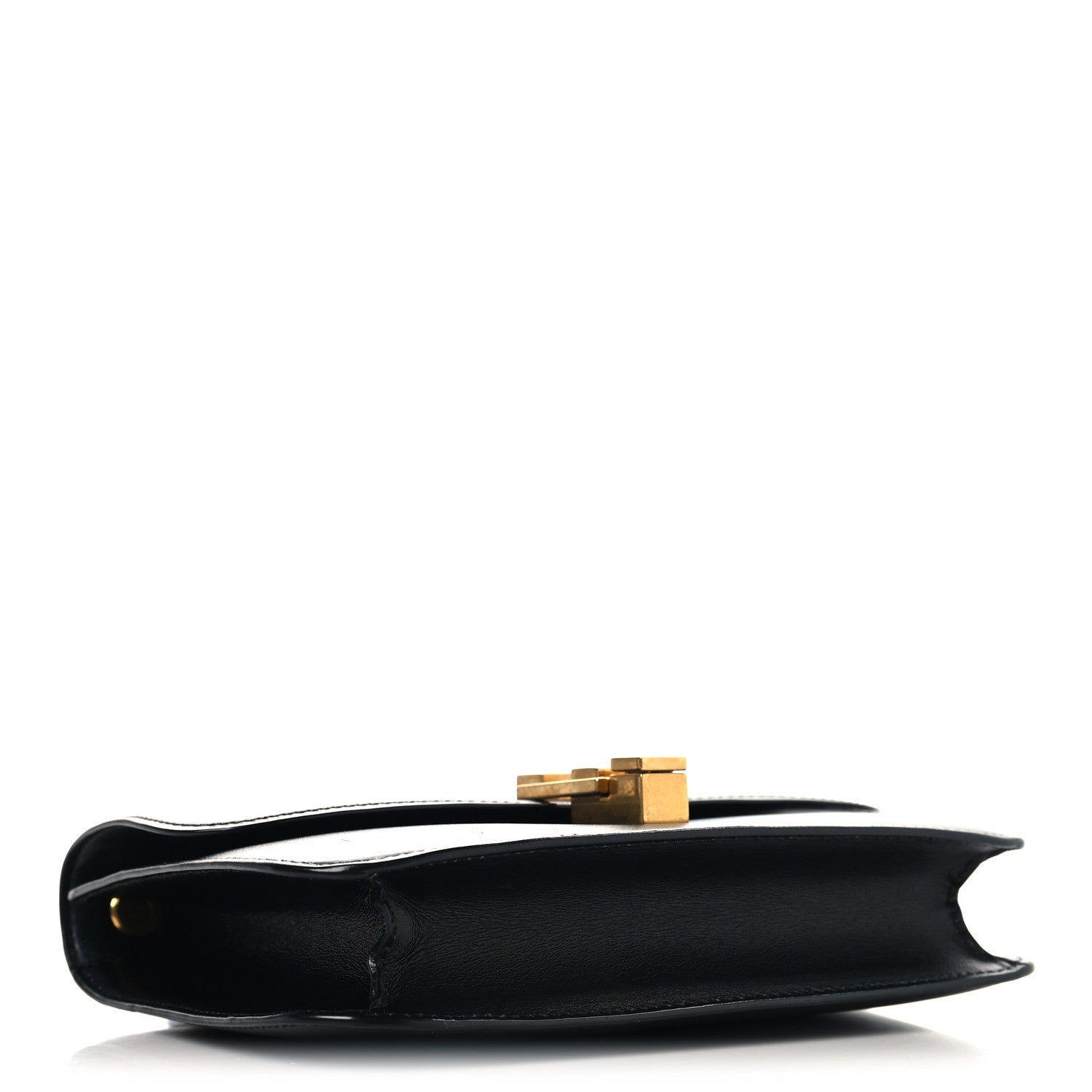 Saint Laurent Smooth Calfskin Carre Satchel Black 4 of 14