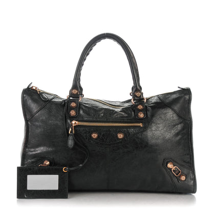 Balenciaga Agneau Giant 12 Rose Gold Hardware Work Black 1 of 9