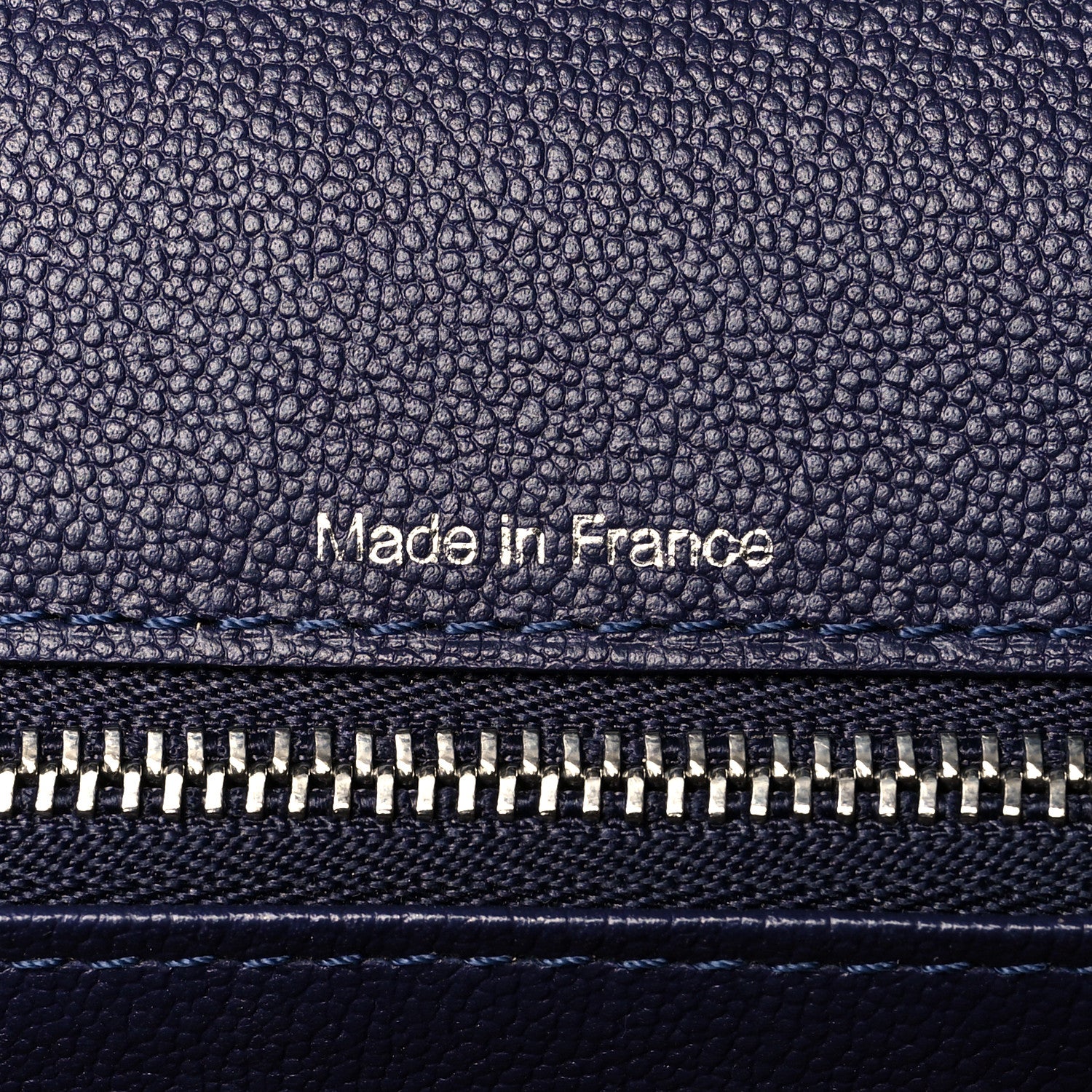 Delvaux Grained Calfskin MM Brillant Satchel Navy 6 of 9