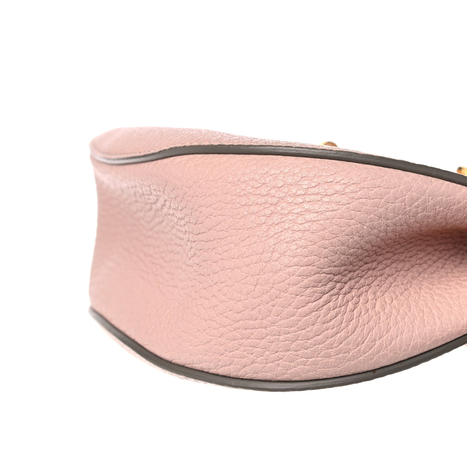 Chloe Grained Lambskin Mini Drew Shoulder Bag Cement Pink 8 of 9