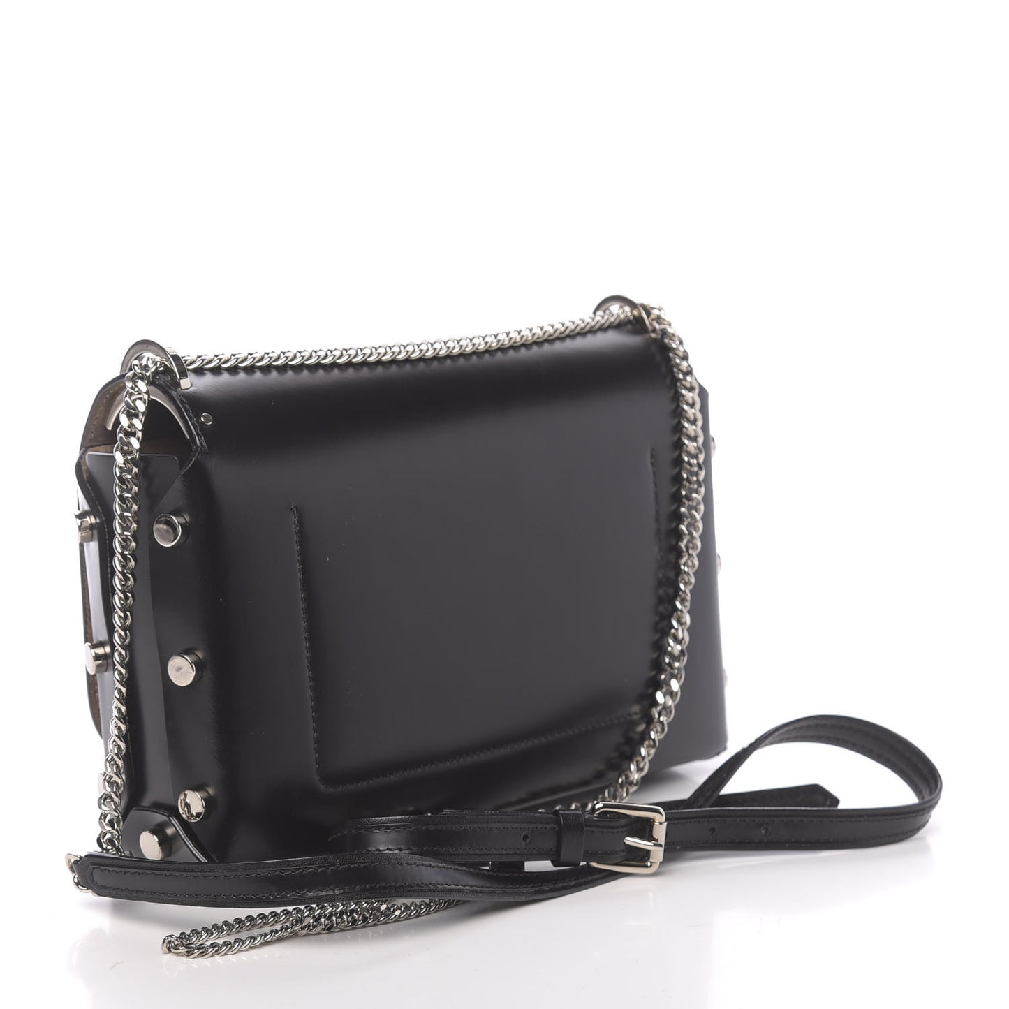 Smooth Calfskin Lockett City Shoulder Bag Black