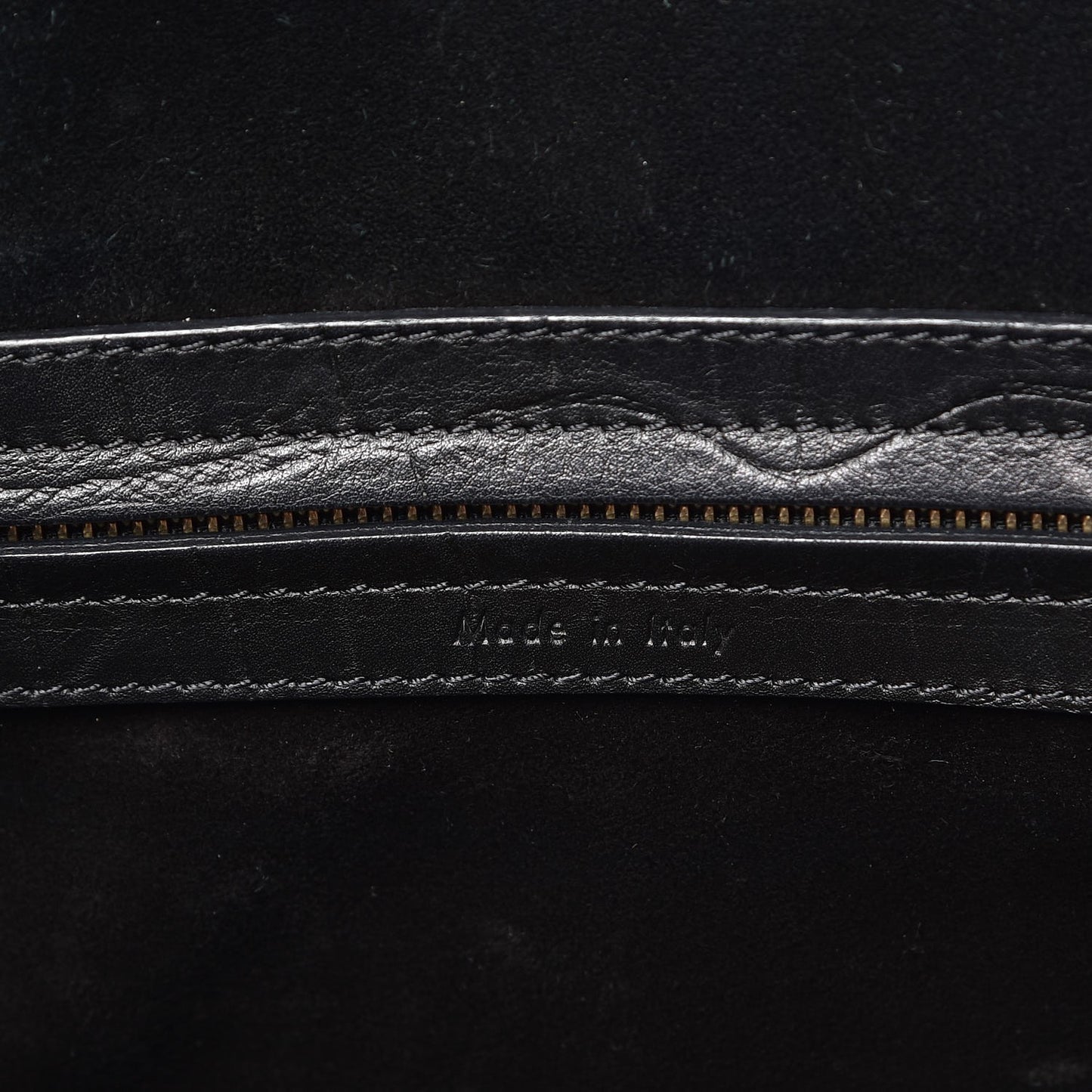 Crocodile Embossed Calfskin Medium Phantom Luggage Black