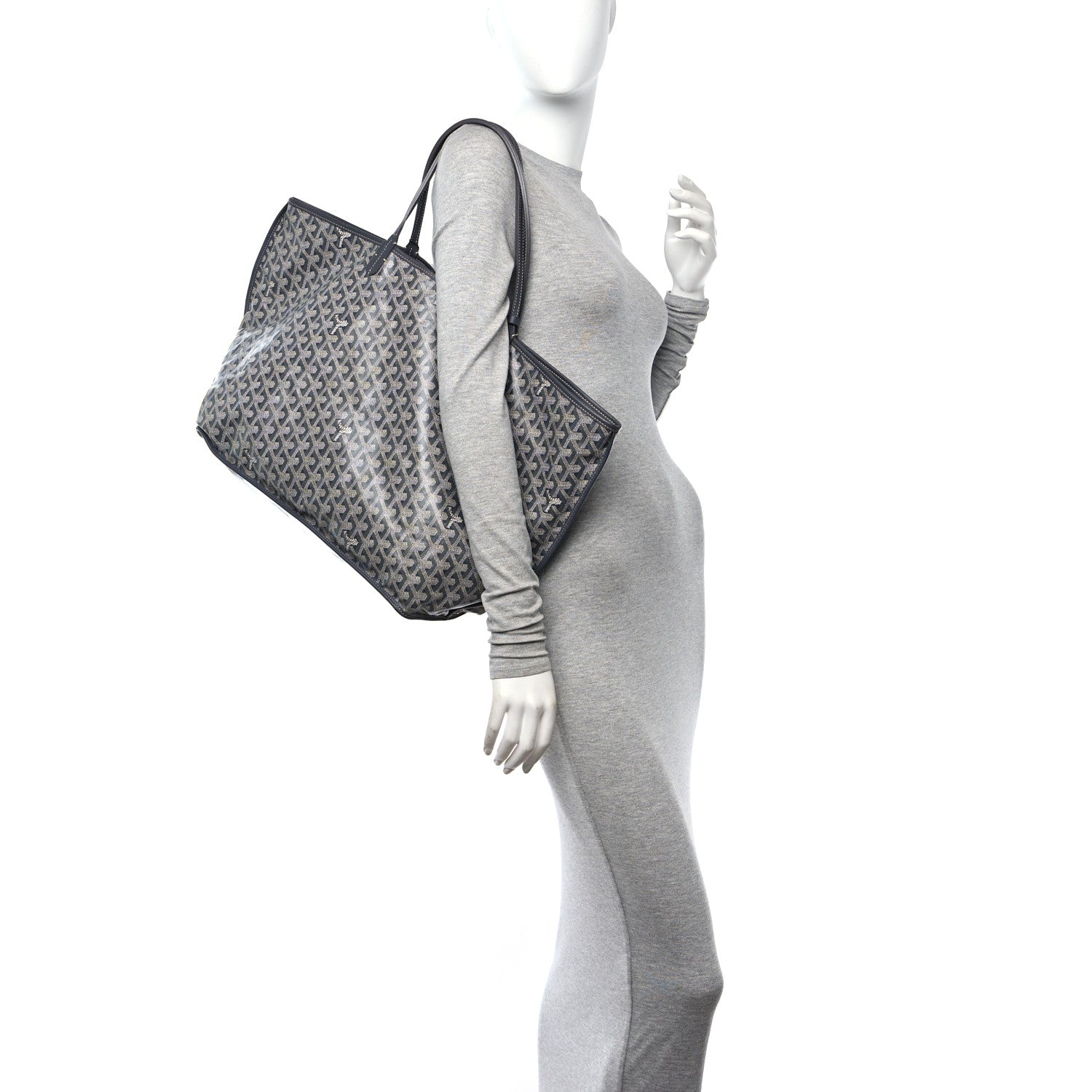 Goyard Goyardine Reversible Anjou GM Grey 2 of 15