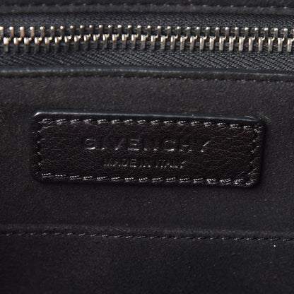 Givenchy Grained Calfskin Small Shark Lock Satchel Dark Brown 6 of 10
