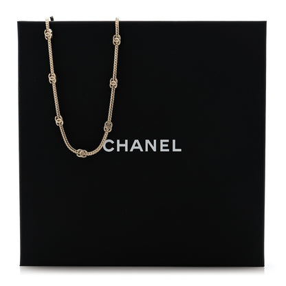 Chanel Metal CC Short Chain Necklace Gold 5 of 5