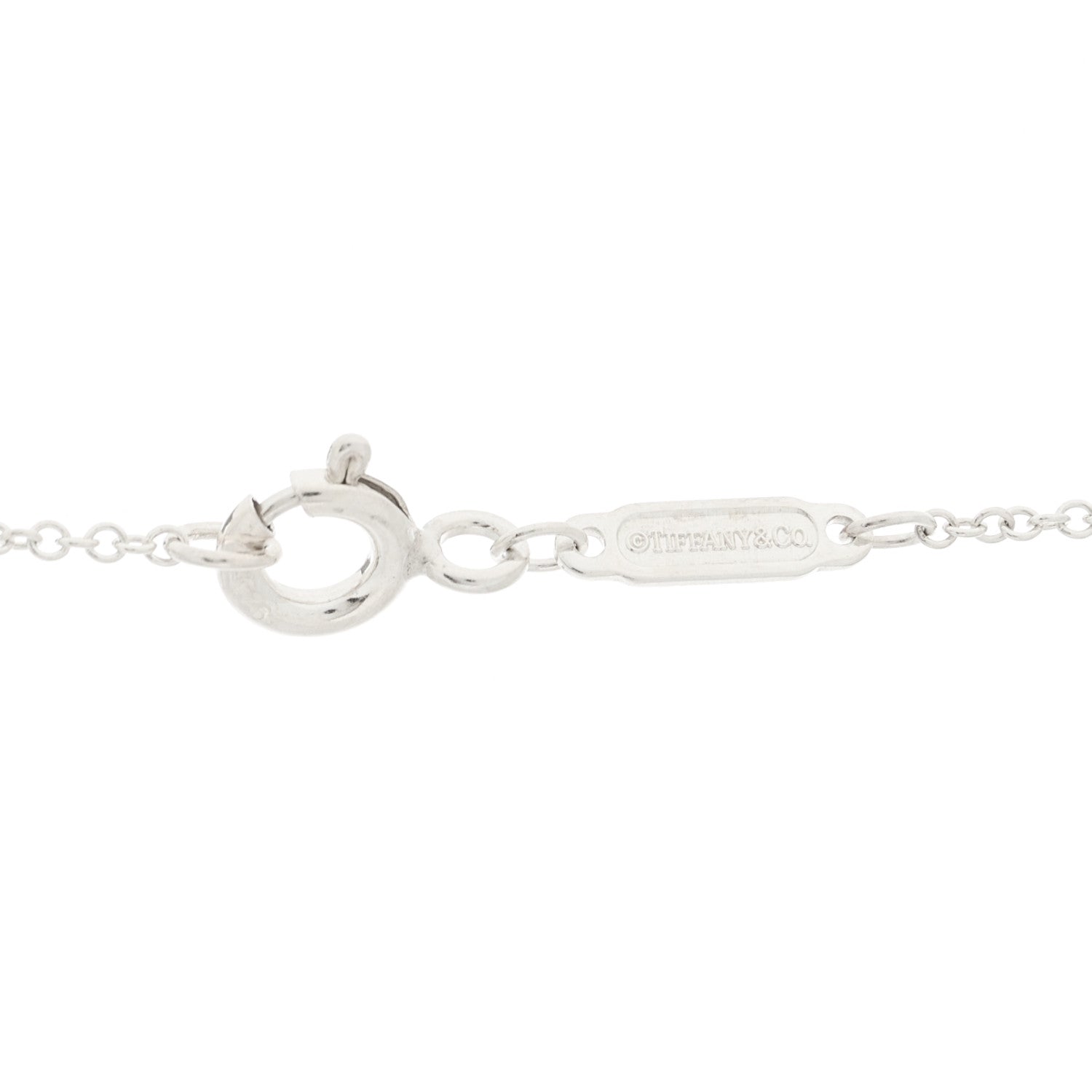Tiffany Sterling Silver Atlas Cube Pendant Necklace 5 of 5