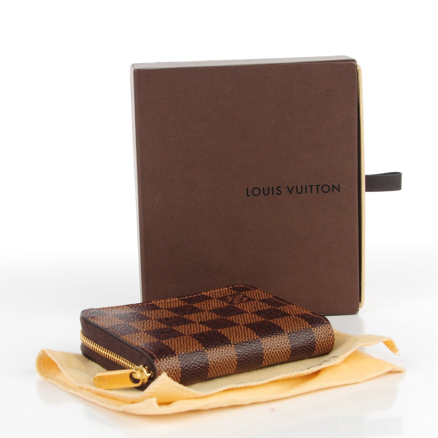 Damier Ebene Zippy Coin Purse