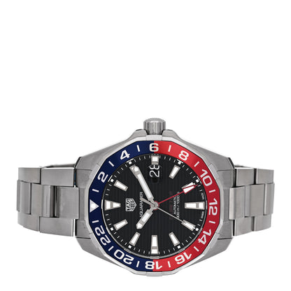 Tag Heuer Stainless Steel 43mm Aquaracer 300M Automatic Watch Black WAY201F 2 of 4