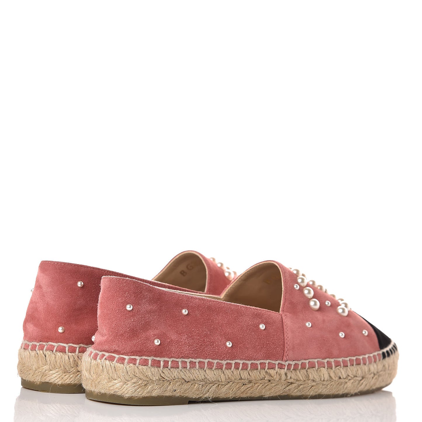 Suede Pearl CC Espadrilles 39 Pink