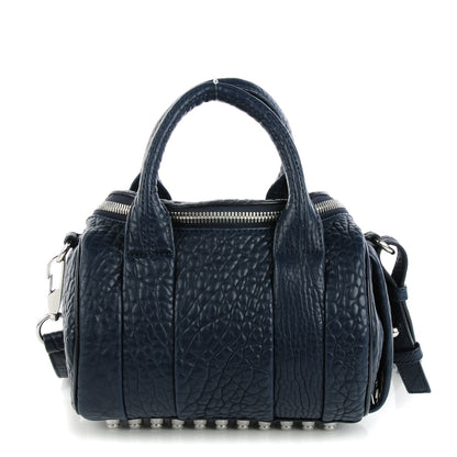 Alexander Wang Pebbled Lambskin Mini Rockie Navy 1 of 8