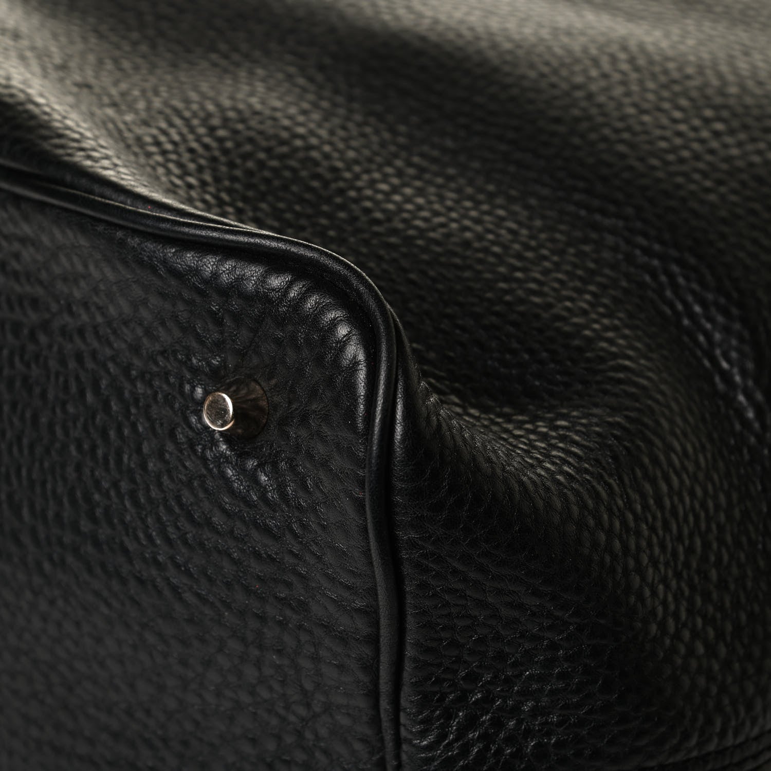 Burberry Grainy Calfskin Medium Check Ashby Hobo Black 11 of 13