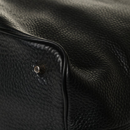 Burberry Grainy Calfskin Medium Check Ashby Hobo Black 11 of 13