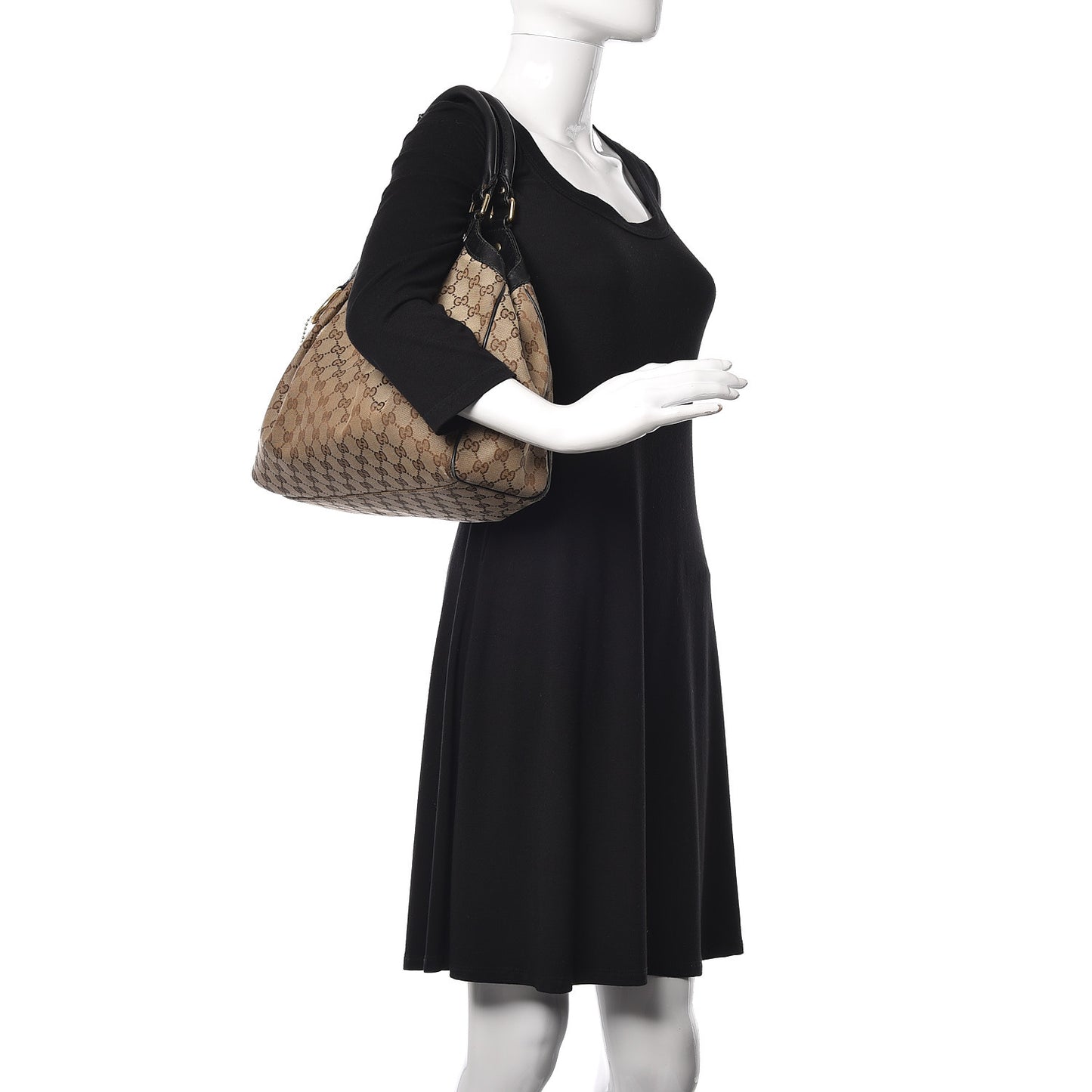 Monogram Medium Sukey Tote Dark Brown