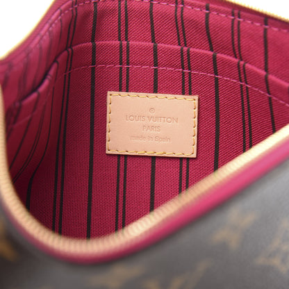 Louis Vuitton Monogram Neverfull MM GM Pochette Pivoine 6 of 9
