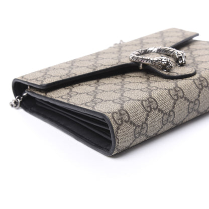Gucci GG Supreme Monogram Mini Dionysus Chain Wallet Beige Black 5 of 8