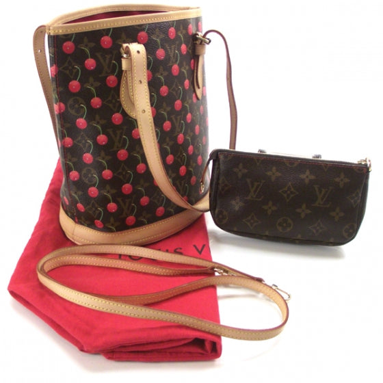 Louis Vuitton Monogram Cerises Bucket Bag 3 of 12