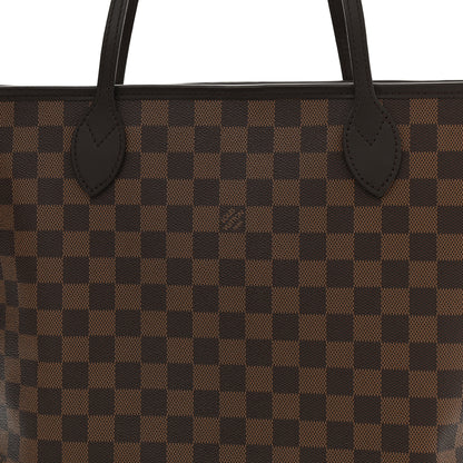 Louis Vuitton Damier Ebene Neo Neverfull MM Rose Ballerine 9 of 11