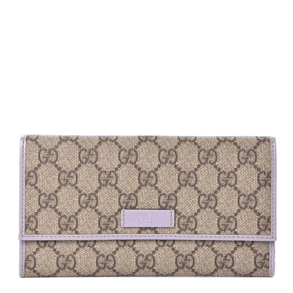 Gucci GG Plus Monogram Joy Continental Flap Wallet Lilac 1 of 7