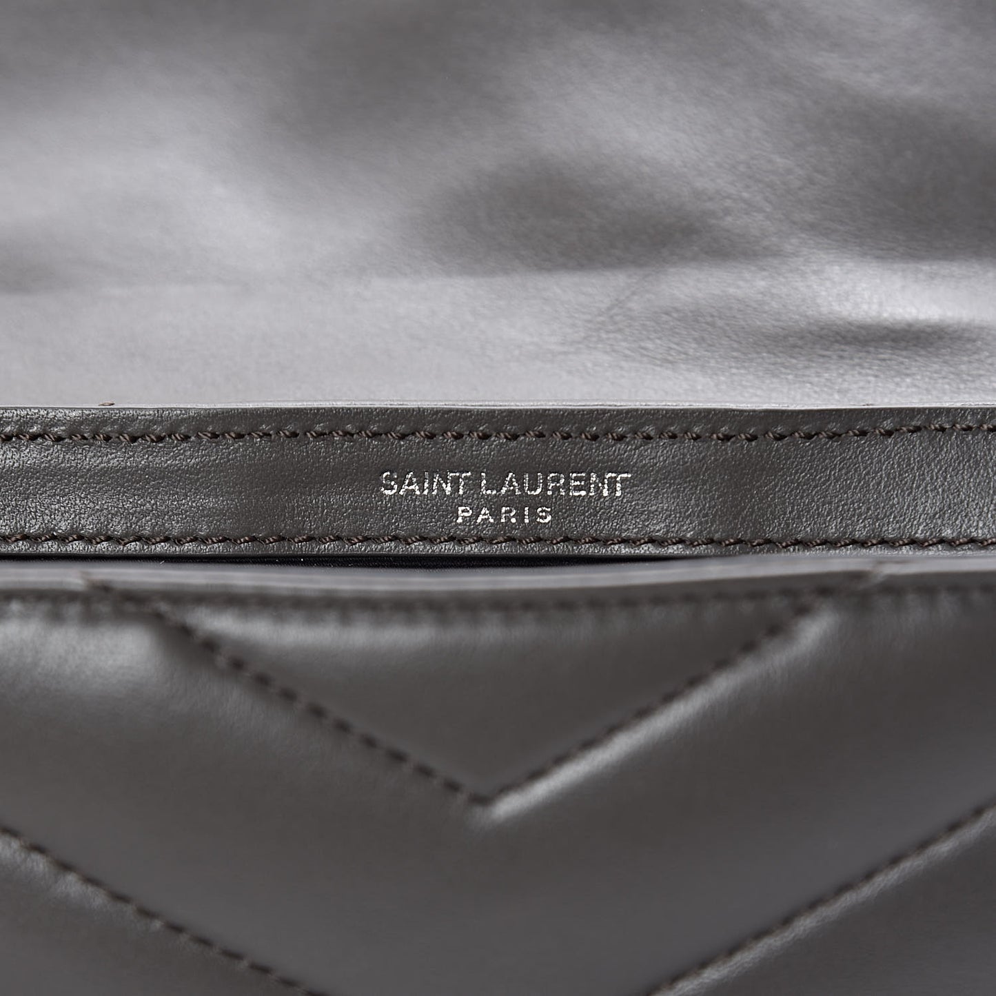 Calfskin Y Quilted Monogram Loulou Flap Bag Earth