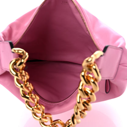Versace Calfskin La Medusa Chain Hobo Pink 5 of 11