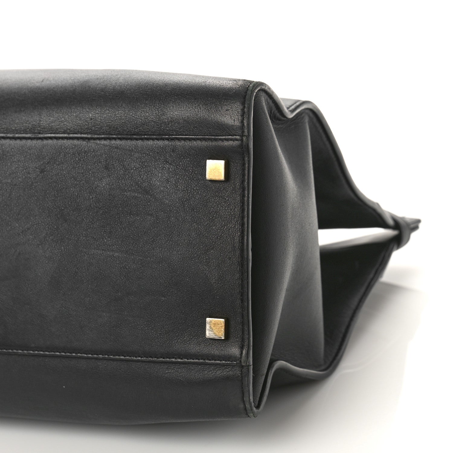 Saint Laurent Calfskin Large Manhattan Shopper Tote Black 8 of 14