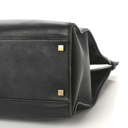 Saint Laurent Calfskin Large Manhattan Shopper Tote Black 8 of 14