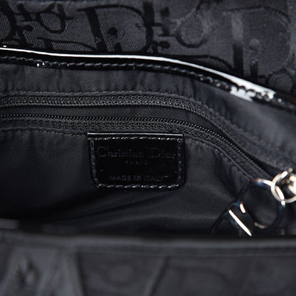 Christian Dior Monogram Saddle Bag Black 5 of 7