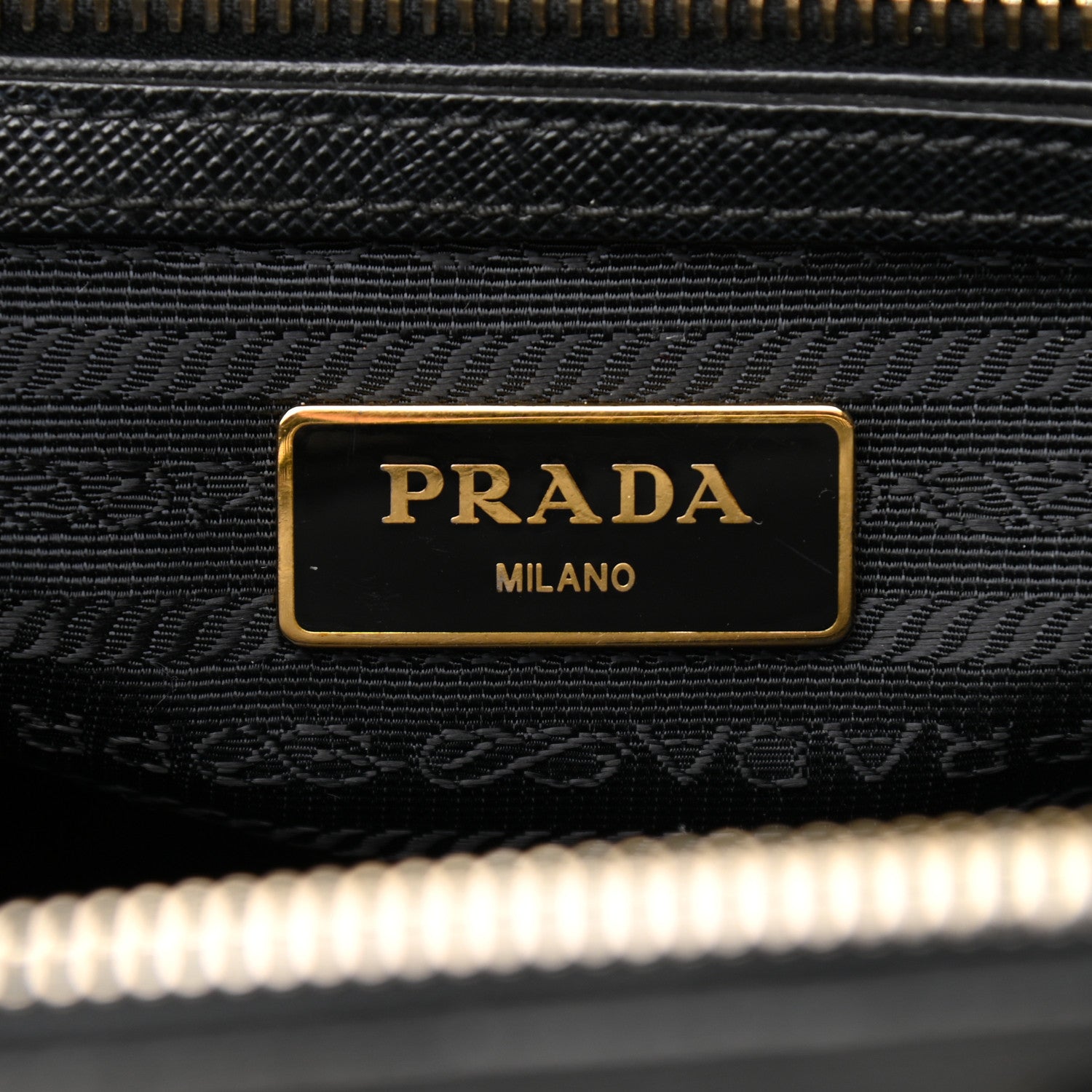 Prada Saffiano Small Galleria Double Zip Tote Black 6 of 12