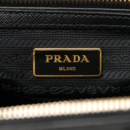 Prada Saffiano Small Galleria Double Zip Tote Black 6 of 12