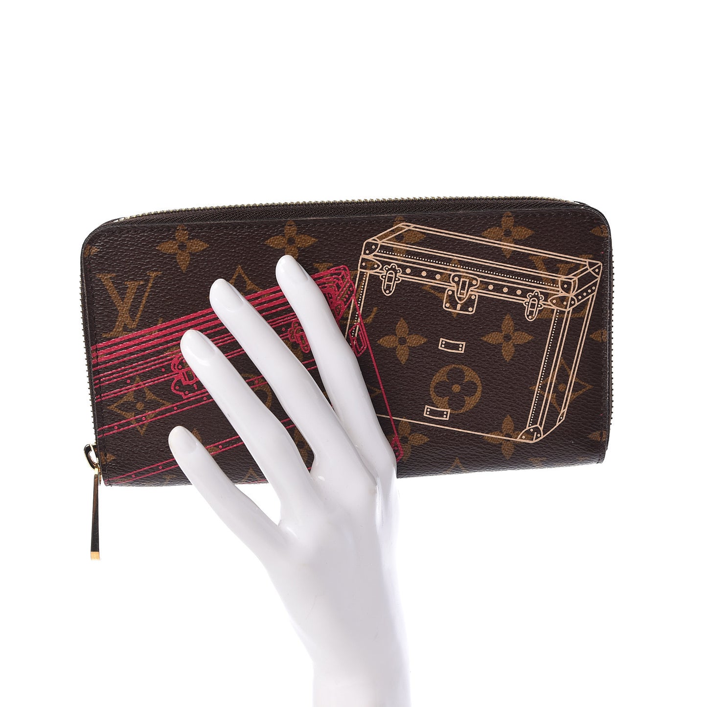 Monogram 2014 Christmas Animation Zippy Wallet