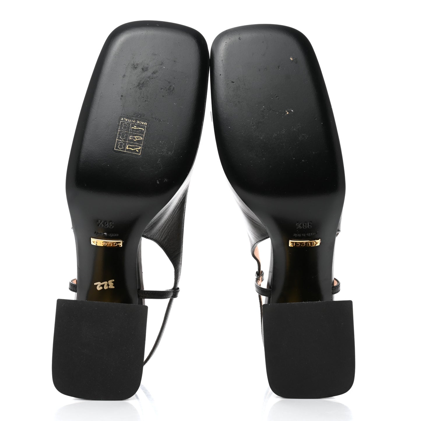 Malaga Kid Horsebit 75mm Slingback Pumps 38.5 Black