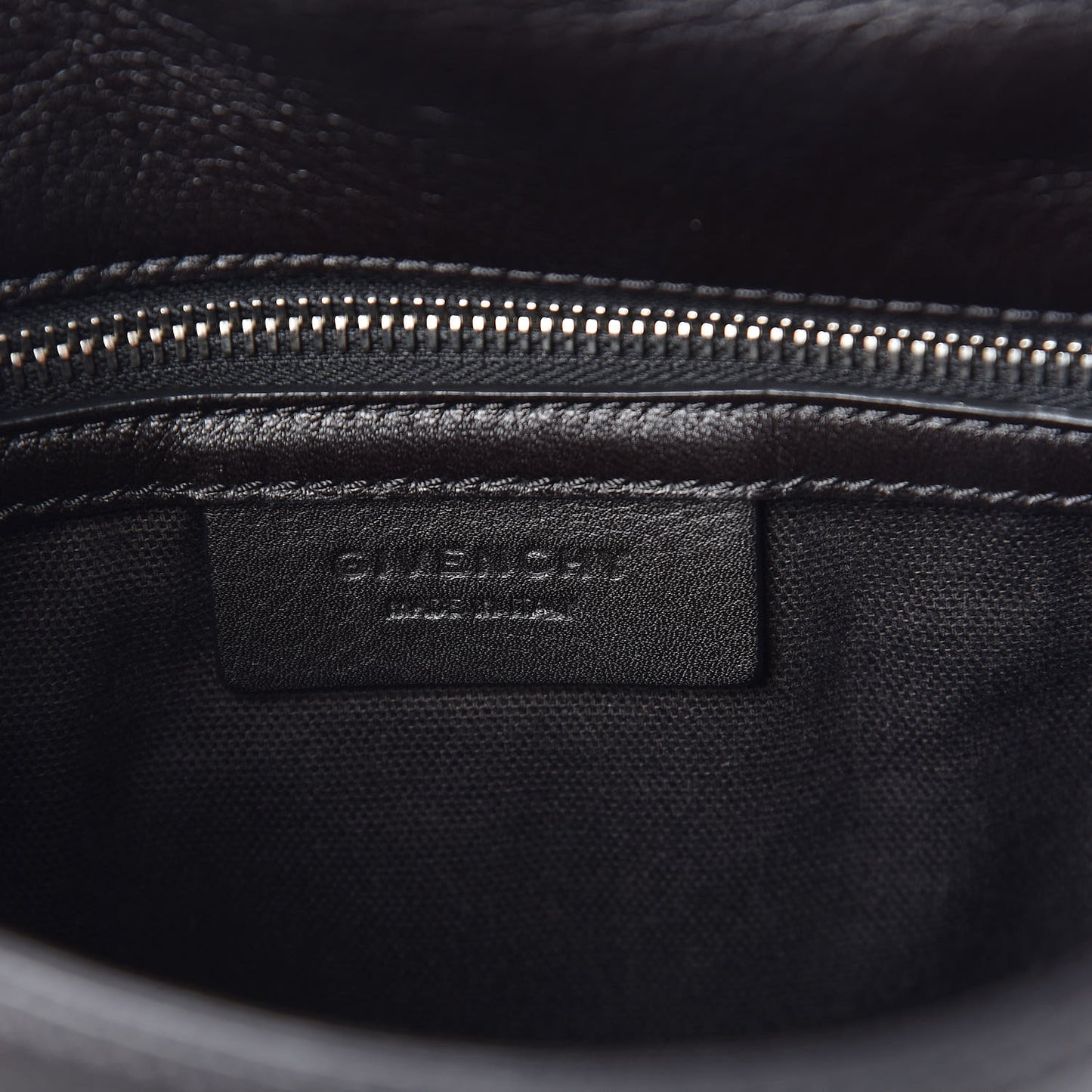 Calfskin Small Pandora Pure Flap Bag Black