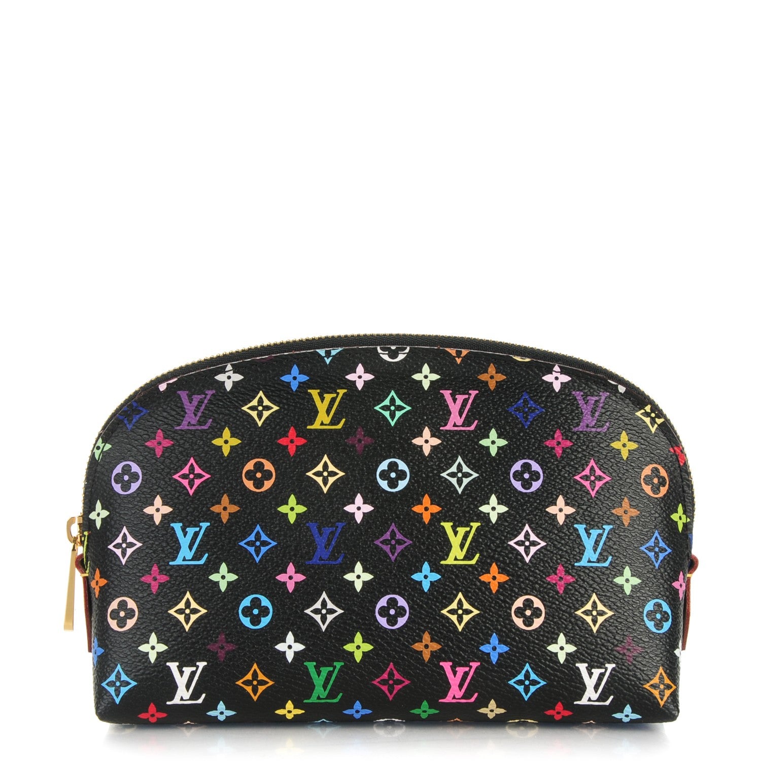 Louis Vuitton Monogram Multicolor Cosmetic Pouch Black Grenade 1 of 6