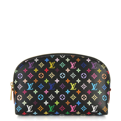 Louis Vuitton Monogram Multicolor Cosmetic Pouch Black Grenade 1 of 6
