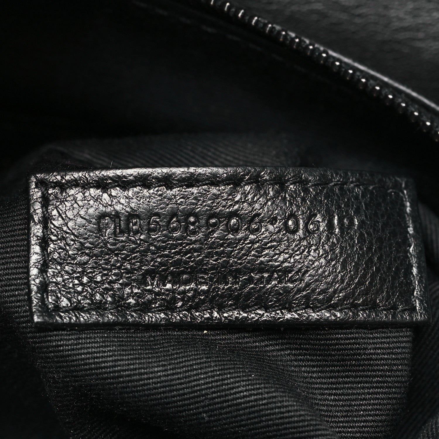 Saint Laurent Lambskin Diamond Quilted Monogram Angie Chain Bag Black 7 of 12
